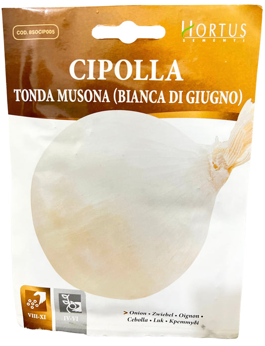 Onion (Tonda Musona Bianca Di Giugno) Seeds