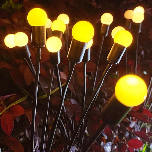 10 LED FireFly Solar Lights