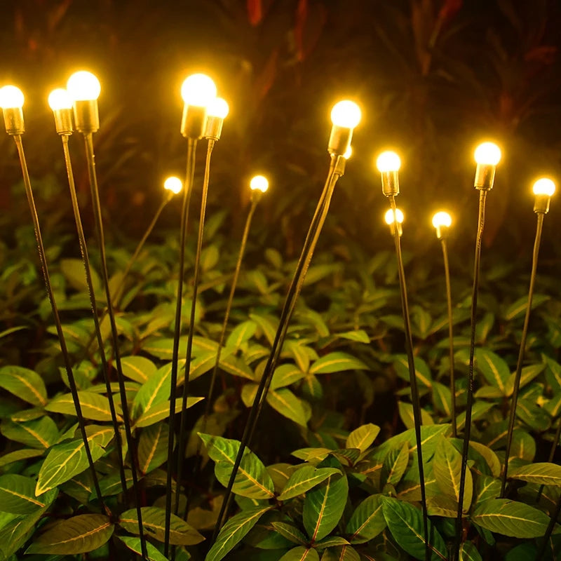 10 LED FireFly Solar Lights