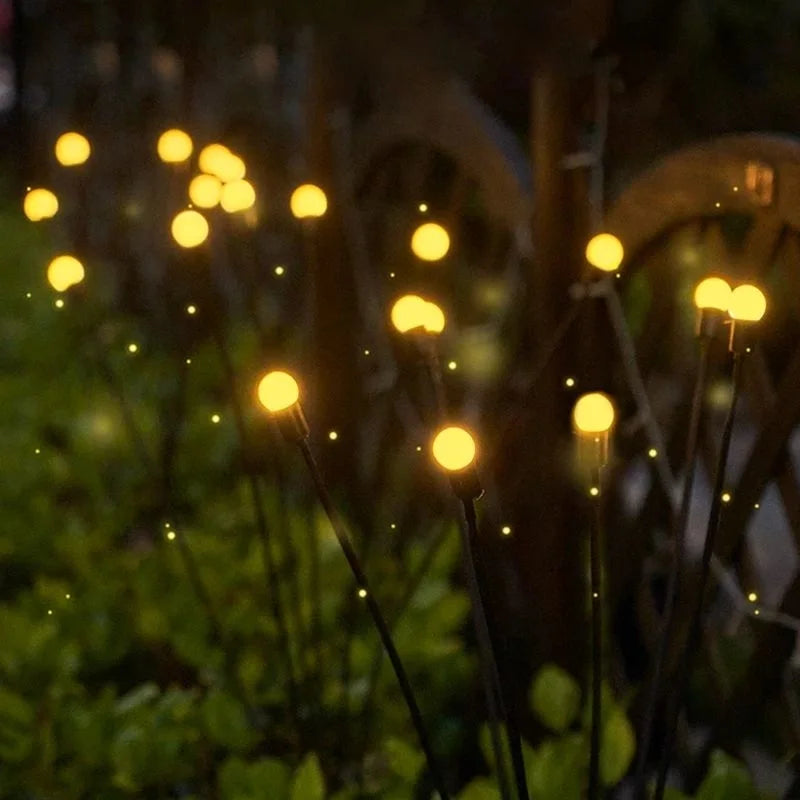 10 LED FireFly Solar Lights