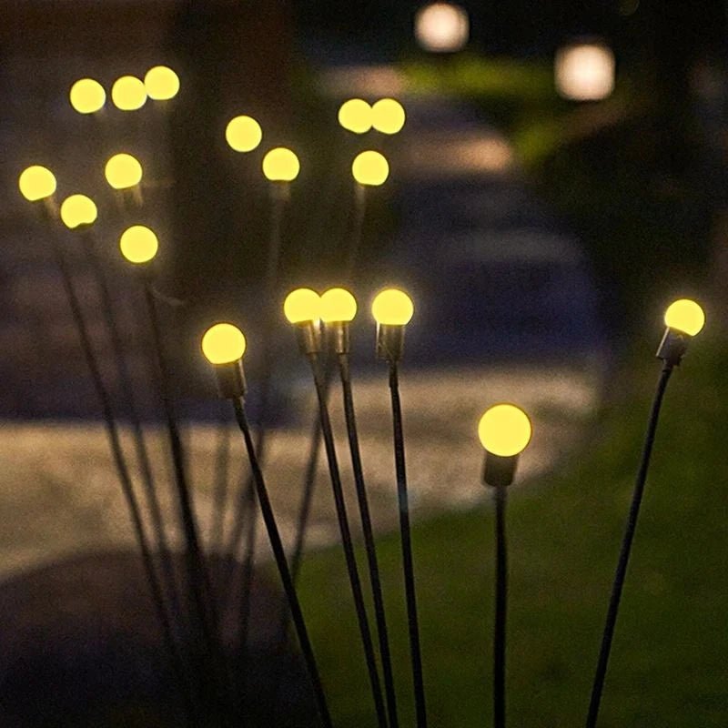 10 LED FireFly Solar Lights