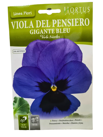 Pansy (Gigante Bleu) Seeds