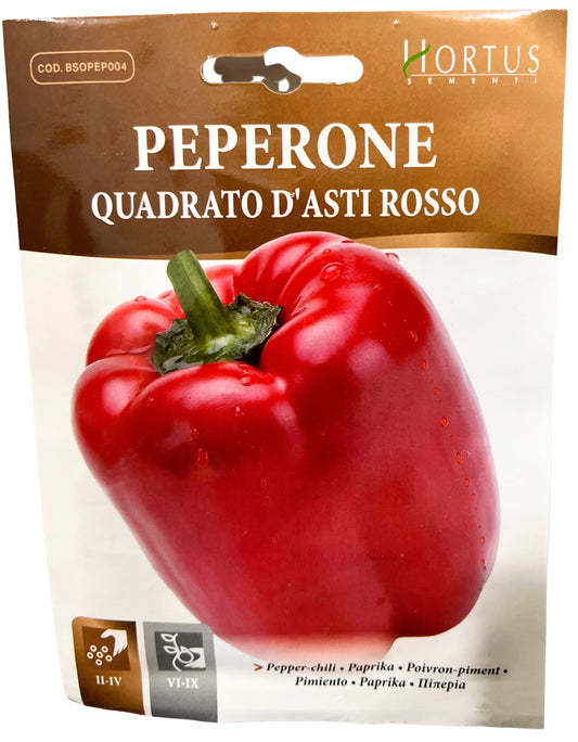 Pepper-chili (Quadrato D'asti Rosso) Seeds