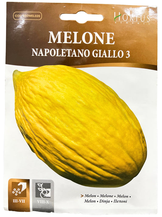 Melon (Napoletano Giallo 3) Seeds