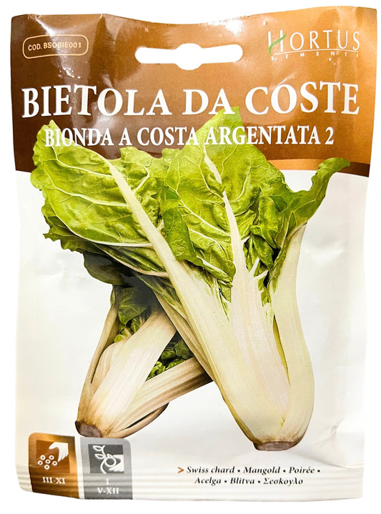 Swiss Chard( Bionda A Costa Argentata 2) Seeds