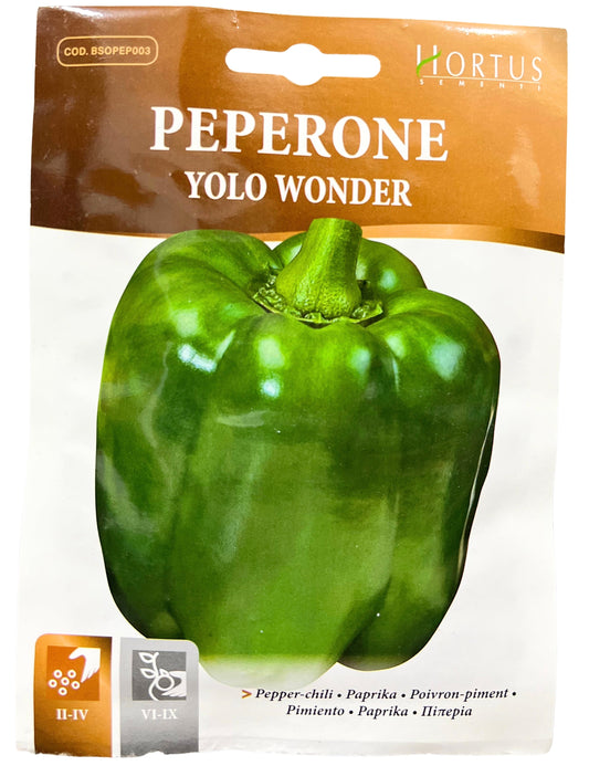 Pepper-chili (Yolo Wonder) Seeds