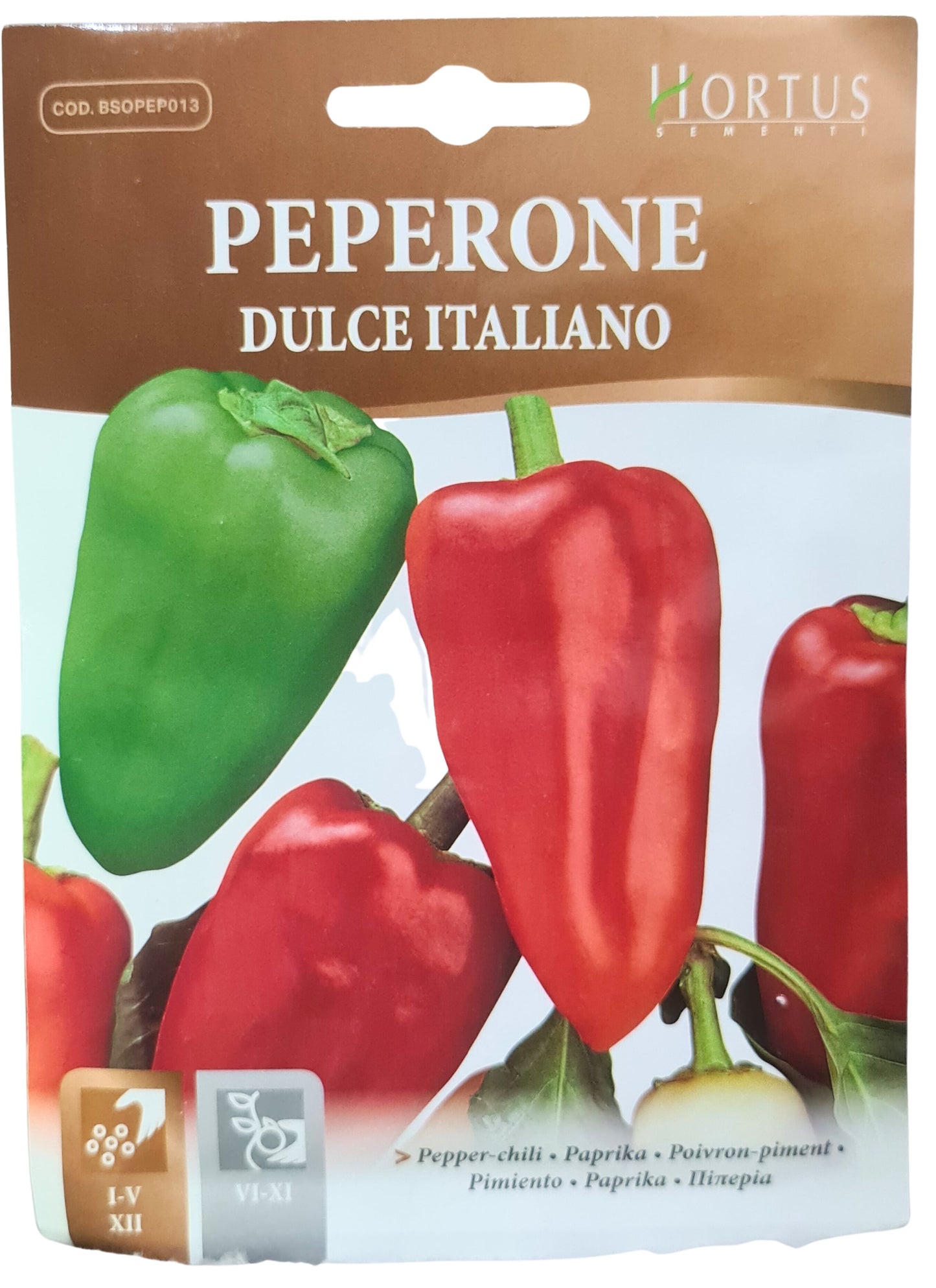 Pepper-chili (Dulce Italiano) Seeds