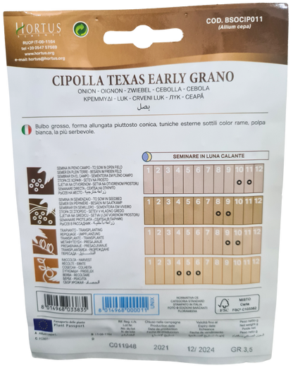 Onion ( Texas Early Grano) Seeds