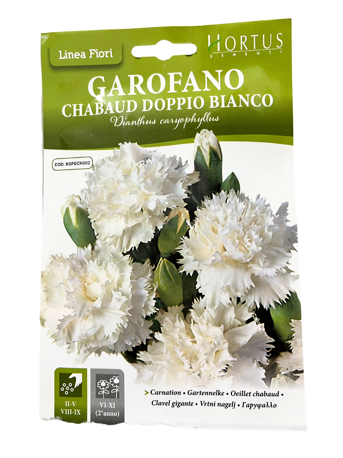 Carnation ( Chabaud Doppio Bianco) Seeds