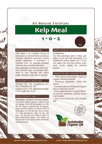 Kelp Meal - Organic Soil Amendment